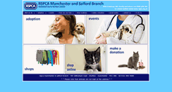 Desktop Screenshot of manchesterandsalfordrspca.org.uk